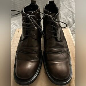Vintage Billy Men's Brown Leather Ankle Boots US Size 8 EU 42